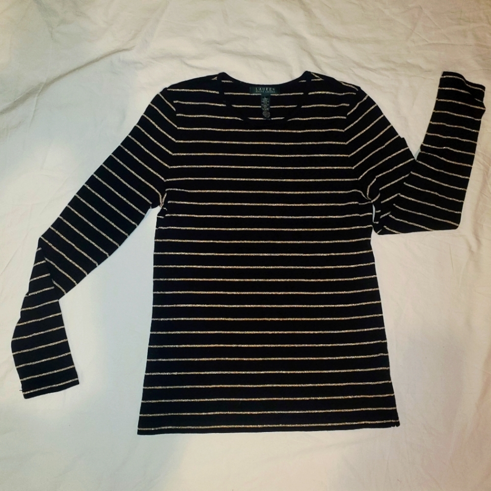 Lauren Ralph Lauren striped top.